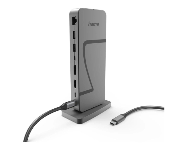 HAMA STACJA DOKUJĄCA USB4 USB-C PD 40 Gbit/s 10 PORTÓW - 1417033 - zdjęcie